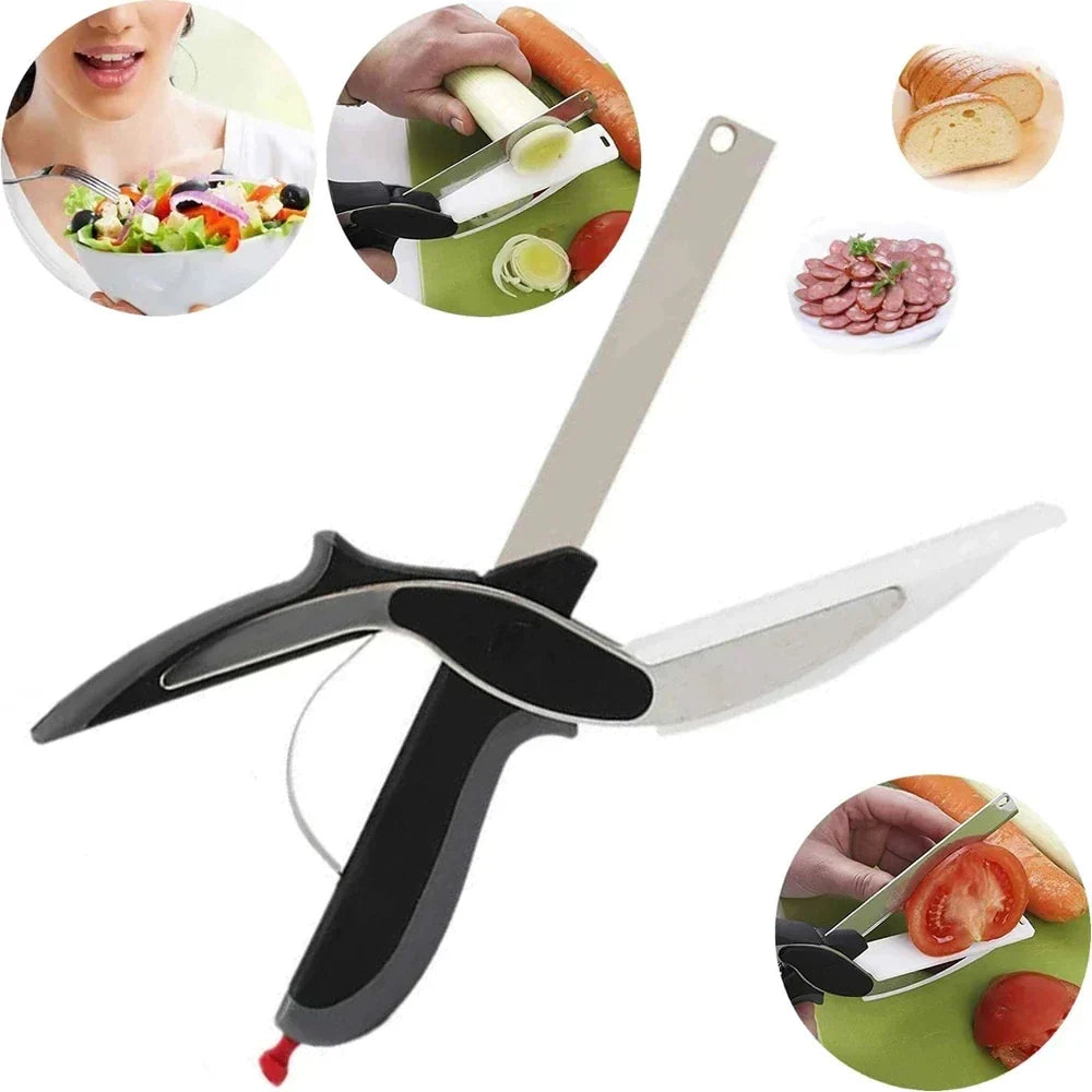 1+1 GRATIS | SnipChop- 2 in 1 Küchenschere aus Edelstahl [Letzter Tag Rabatt]