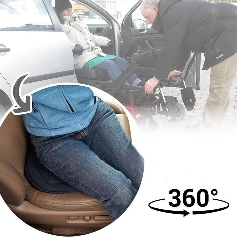 FlexiCushion 360° Drehkissen | Ergonomisch | Rutschfest | Memory-Schaum