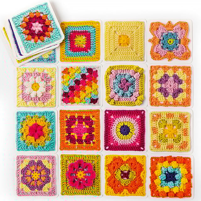50% RABATT | CraftSquares - Granny Square Karten-Set [Letzter Tag Rabatt]