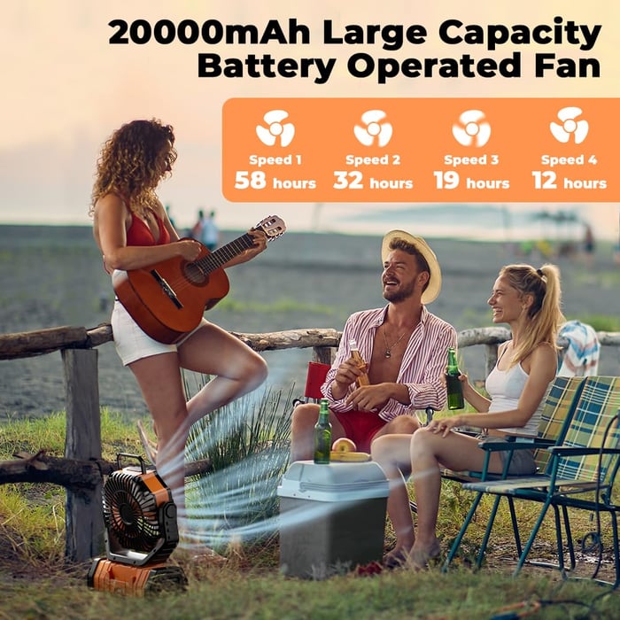 BreezeCamp™ – Die perfekte Kombination aus Ventilator & Campinglicht