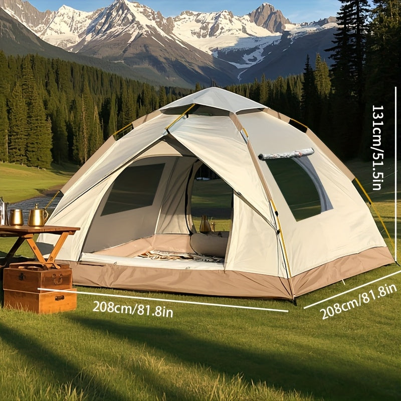 Zeltra PopTent | Sekundenzelt für 2–3 Personen | Wetterfest & Faltbar | Ideal für Outdoor-Abenteuer