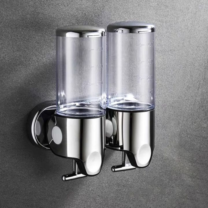 Glanzvaro Seifenspender Set | Edelstahl Design | Wandmontage | 3er Set