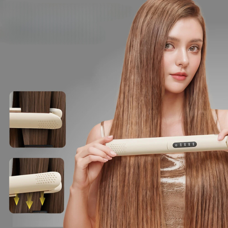 Stylevera | 2-in-1 Ionen-Keramik Styler | Glätteisen & Lockenstab, 4 Temperaturstufen & 3D Floating Plates | Professionelles Haarstyling zuhause & unterwegs