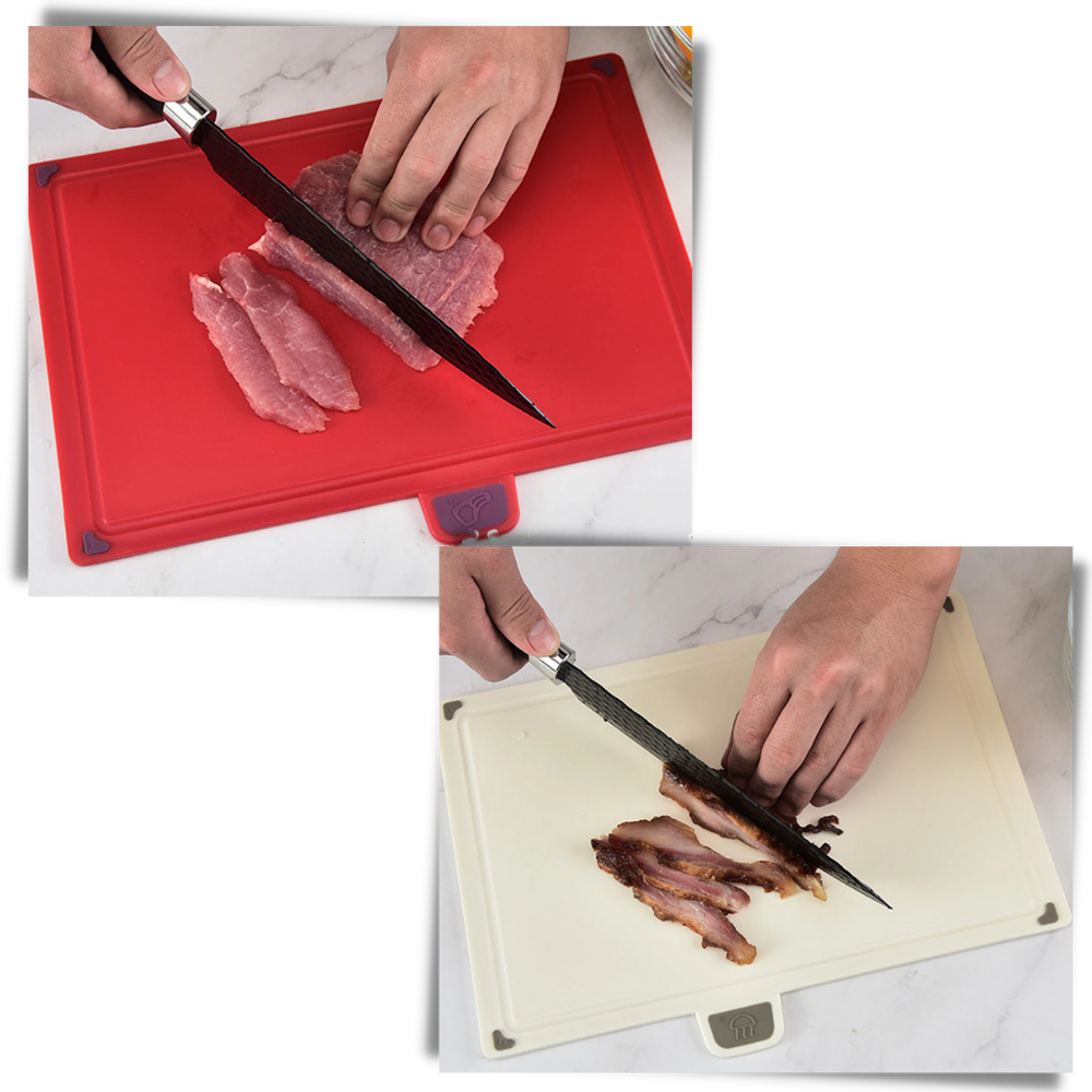 SliceHaven – 4 Schneidebretter für jede Zutat, kompakt verstaut!