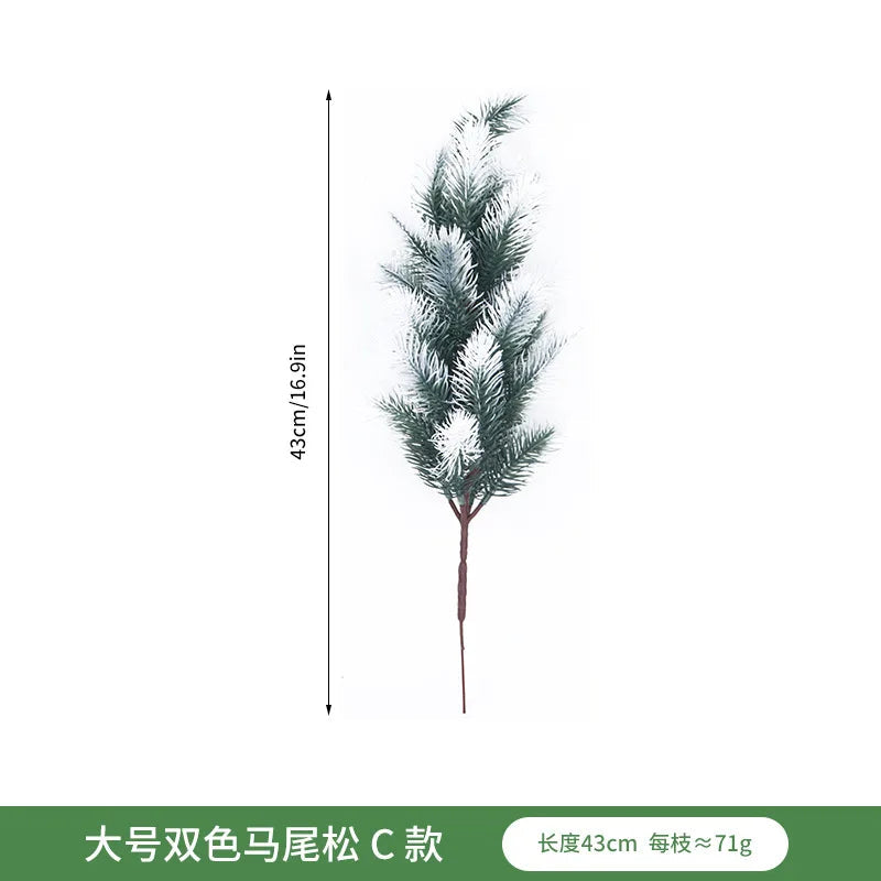 Evervigne | Realistischer künstlicher Kiefernzweig | Hochwertige Weihnachtsdekoration | Hochwertige künstliche Pflanze | Ideal für den Innenbereich und Blumenarrangements