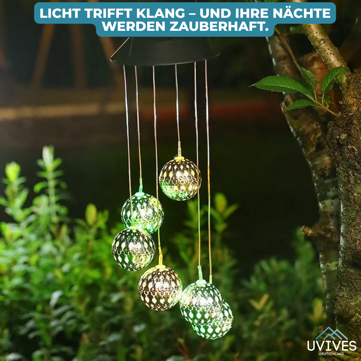 LumiBreeze™ - Verwandeln Sie Ihren Garten mit farbenfrohem Lichtspiel