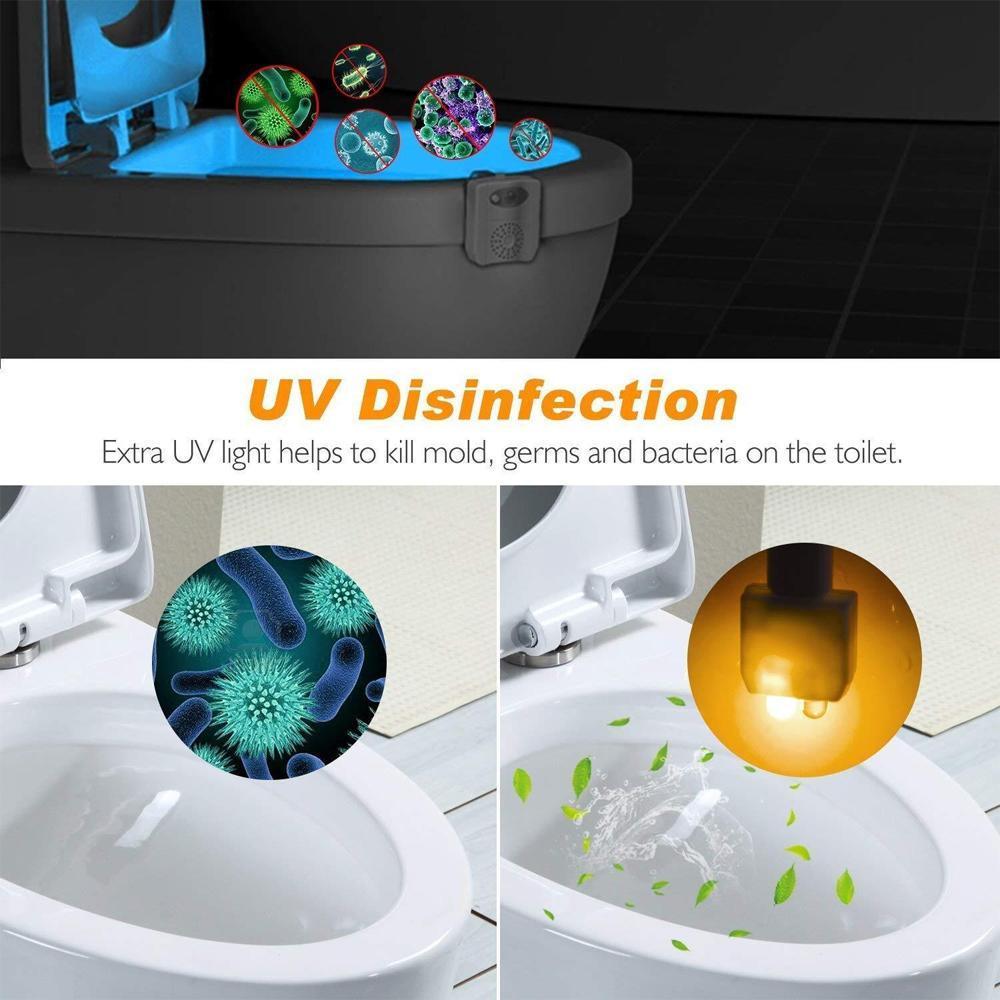LumiClean – Farbenfrohes WC-Licht mit UV-Hygiene!