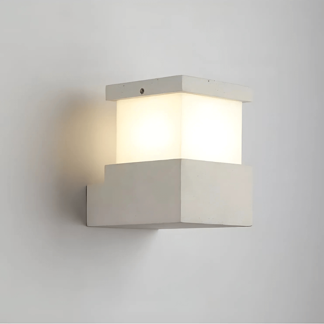 ClarioLux LED Wandleuchte | Außenbeleuchtung in Weiß | Wetterfest & modern | Für Garten, Balkon & Hauswand | Sparsame LED-Technik