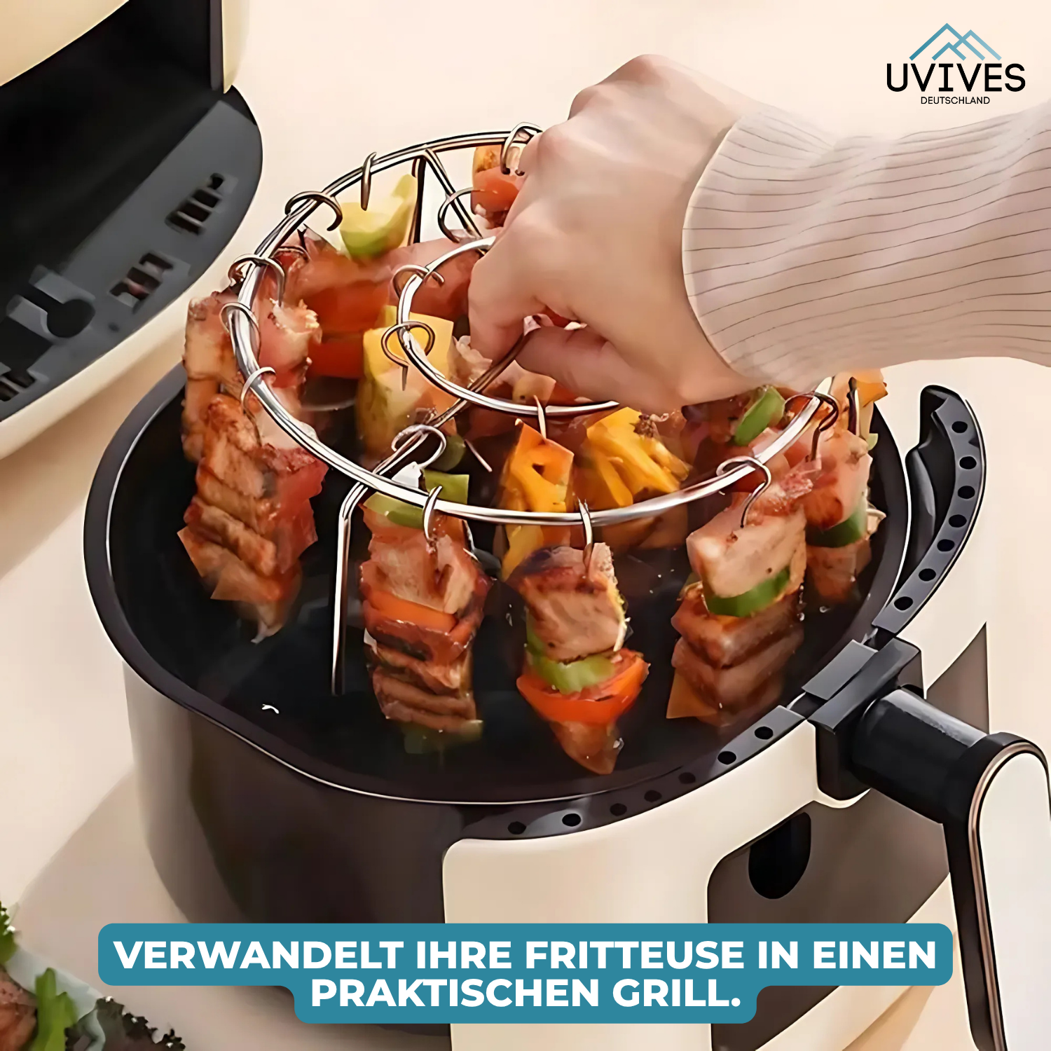 CrispGrill Set – Knuspriger Genuss ohne Rauch & Fett!