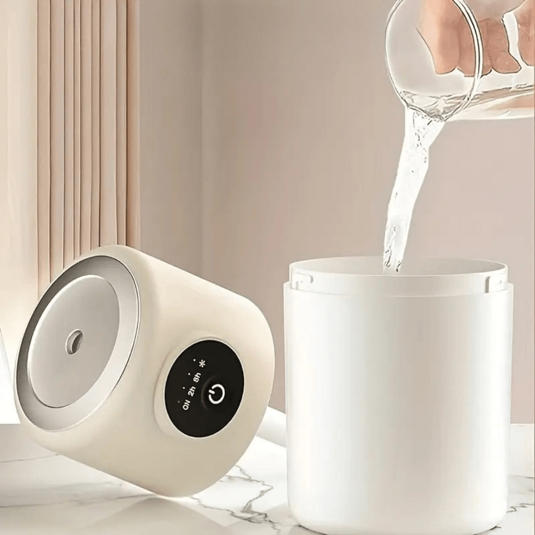 Nebello Luftbefeuchter | Kühlnebel & LED-Licht | USB-betrieben & Leise | Kompakt & Modern