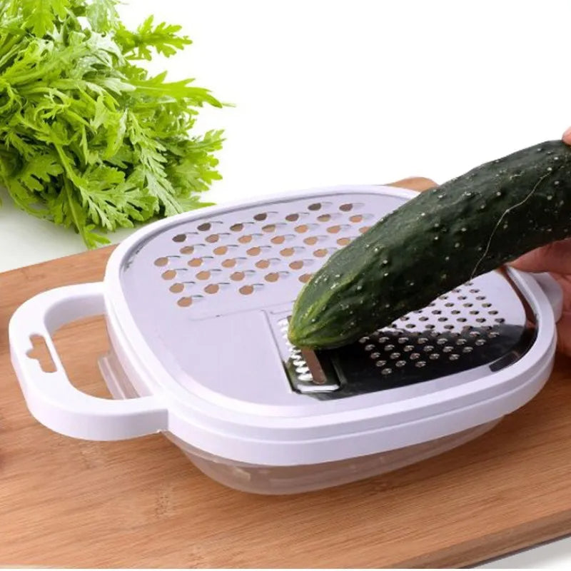 FlexiGrate - 4-in-1 Gemüseschneider und -reibe