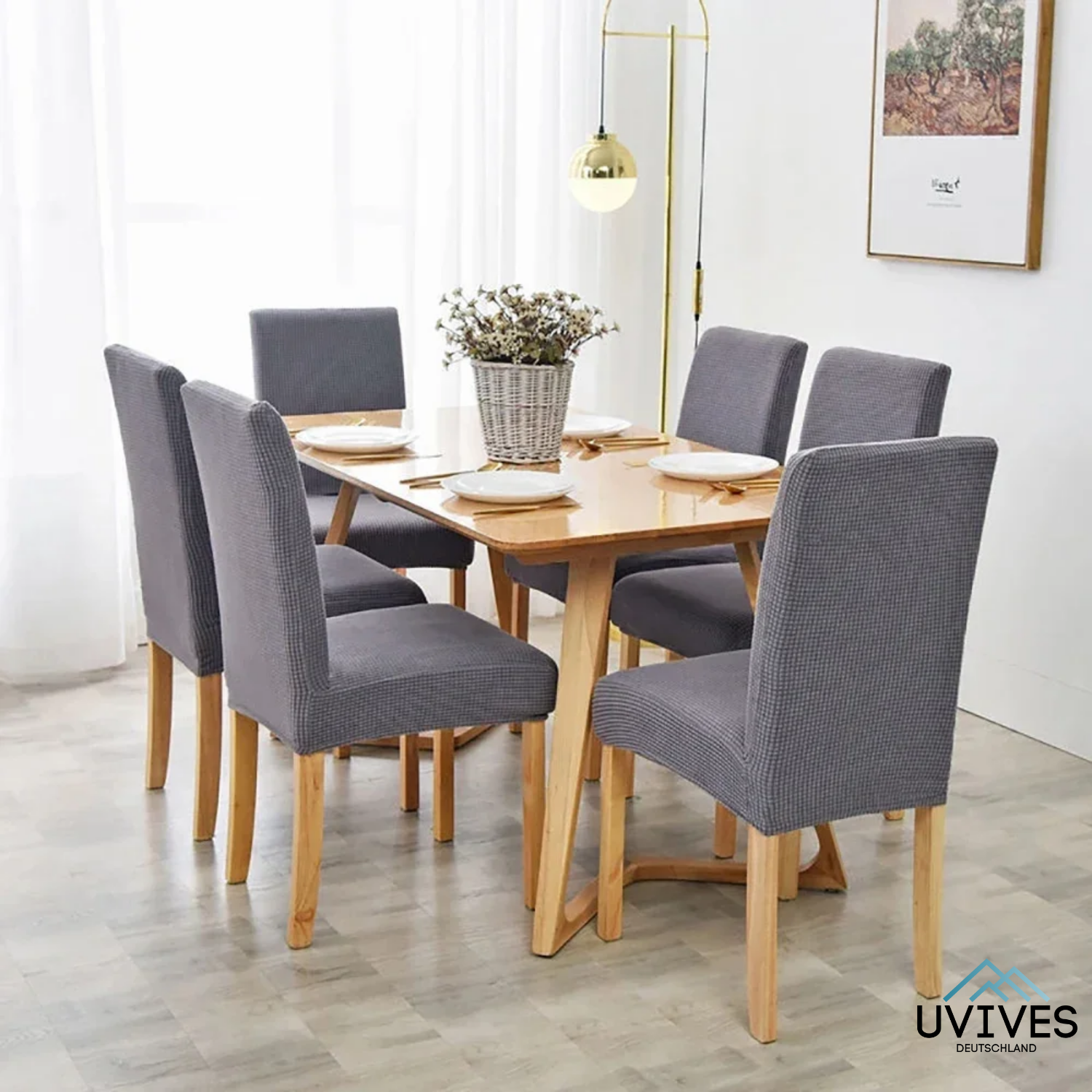 1+1 GRATIS | EasyChair - Premium Stretch Stuhlhussen [Letzter Tag Rabatt]