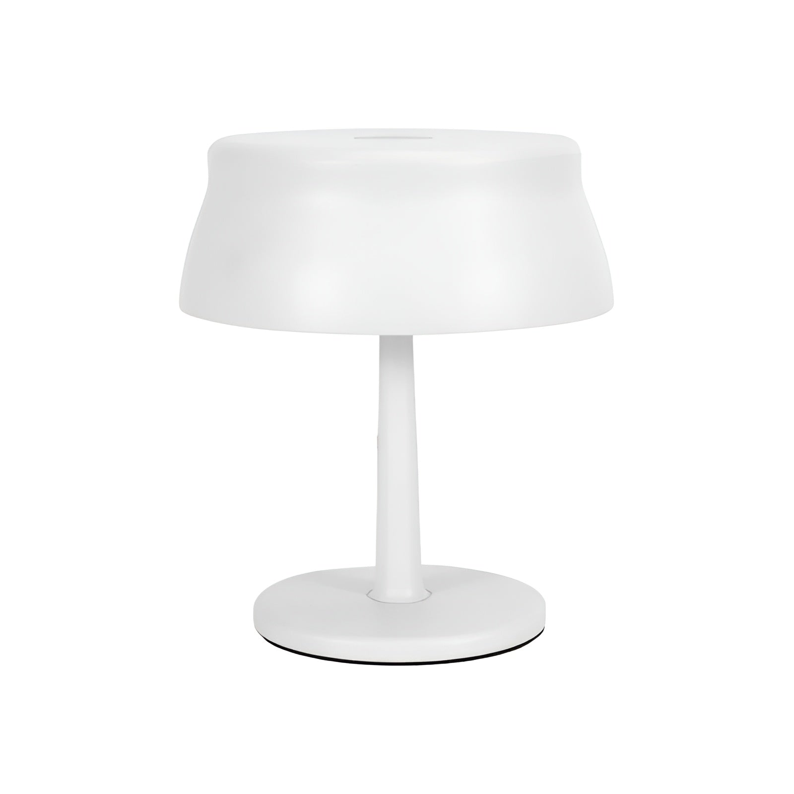 Lixenta Tischlampe | Kabellos & Dimmbar | Retro-Look in Schwarz oder Weiß | Warmweißes LED-Licht | Für Wohnzimmer, Schlafzimmer & Gastronomie
