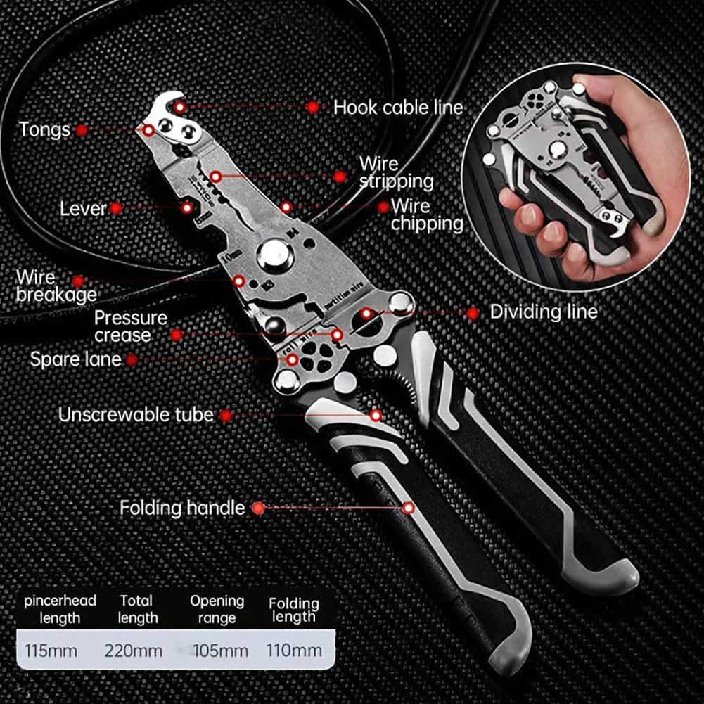 ElectroPlier – 8-in-1 Profi-Werkzeug für saubere Elektroarbeiten!