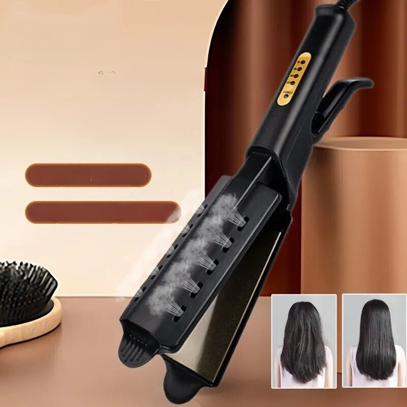 Silvara StyleFlex | 2-in-1 Glätteisen & Lockenstab | 4 Hitzestufen & Nano-Keramik | Für Glattes & Gelocktes Haar