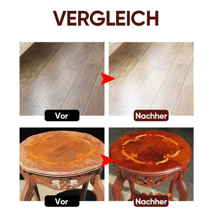 TimberGlanz Holzpflege | Tiefenwirksam & Wetterfest | Unsichtbare Schutzversiegelung | Transparent