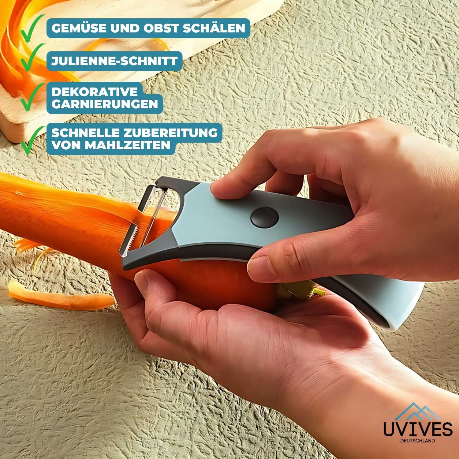2+2 GRATIS | PeelPro – Das ultimative Schälerset für jede Küche