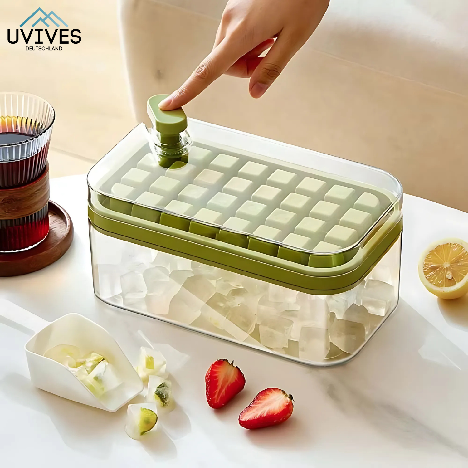 IcePress™ – Perfekte Eiswürfel in Sekunden!