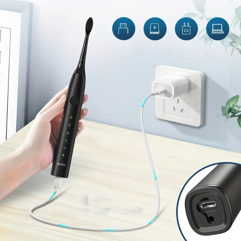 Purelytic Brush | Schallzahnbürste | Ultraschall & 5 Modi | USB Aufladung