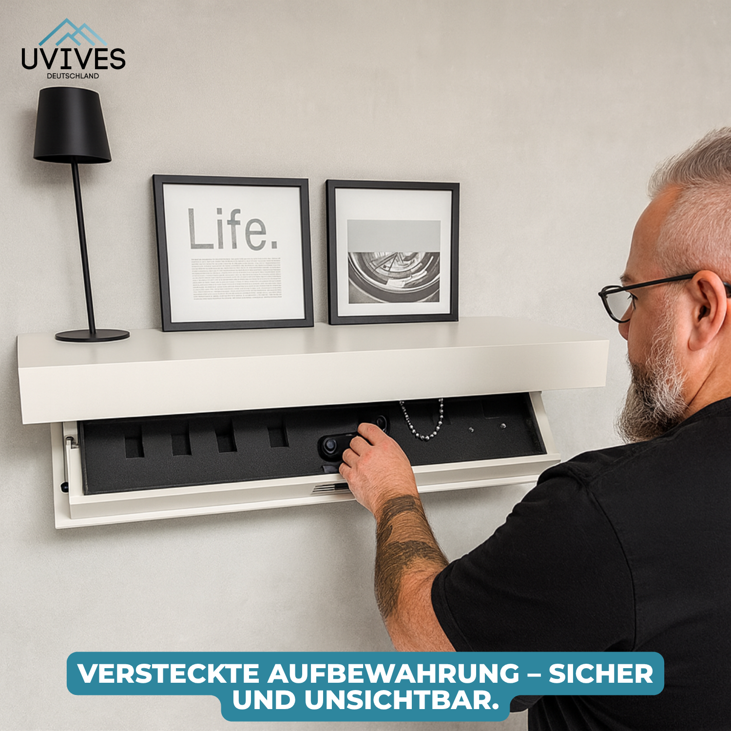 HideAway – Regal mit unsichtbarem Geheimfach!