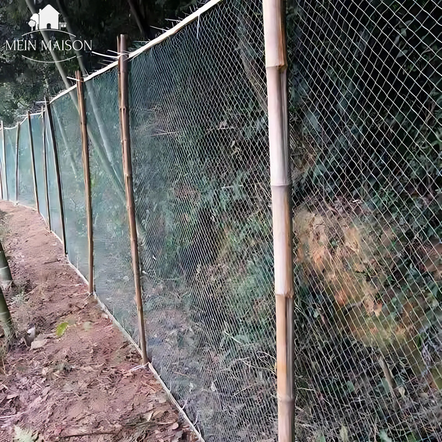 Growviva Gartennetz | Maßgeschneidert & Wetterfest | Rundumschutz für Pflanzen | Nylon UV-beständig
