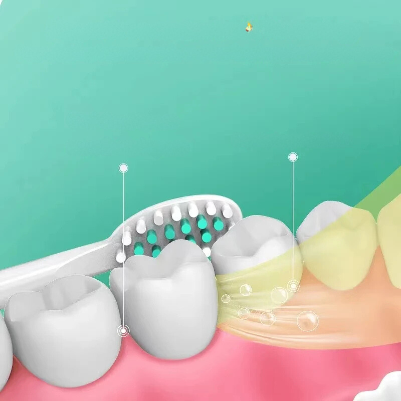 OralNova SonicCare | Schallzahnbürste | Ultraschallreinigung & Batteriebetrieben | Für Sanfte & Gründliche Zahnpflege