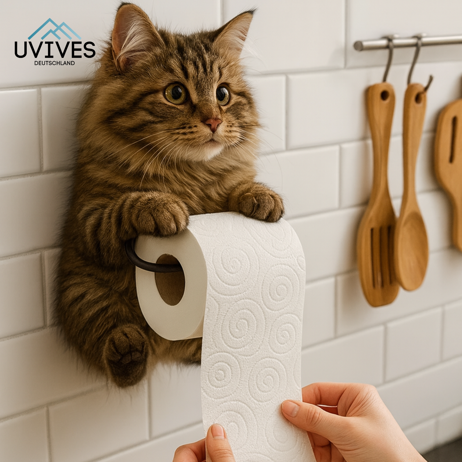 PurrRoll – Der Toilettenpapierhalter mit Katzencharme!