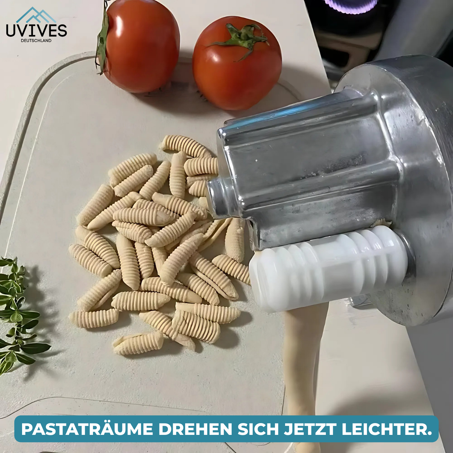 NudelPro™ – Frische Pasta ohne Kraftaufwand – Uvives NudelPro™ – Frische Pasta ohne Kraftaufwand – Uvives