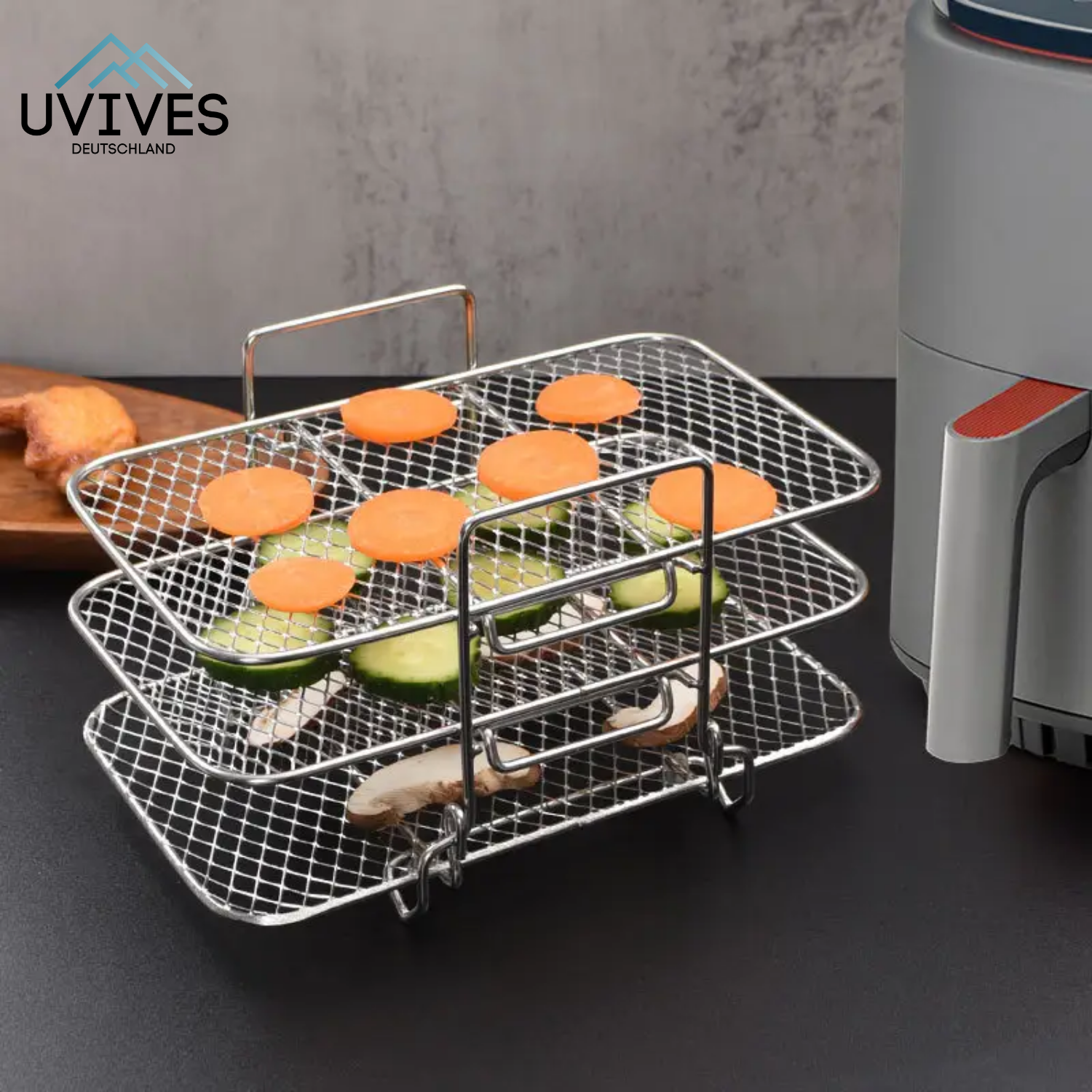 GrillStack™ – Mehr Platz im Airfryer, mehr Genuss auf dem Teller