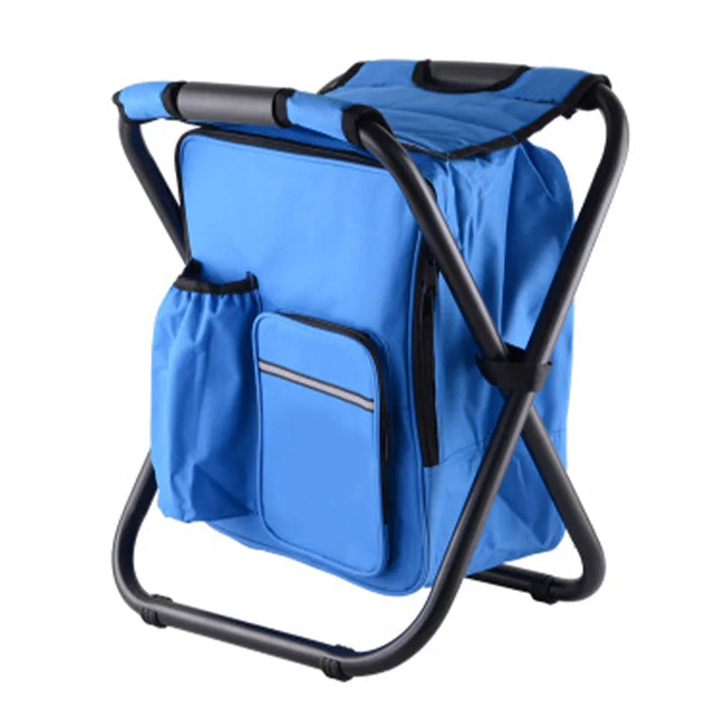 FrostSit Pro | Faltbarer Campinghocker Mit Kühltasche | Robust & Wasserdicht
