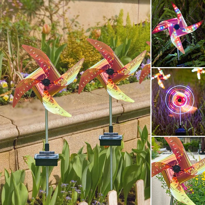 SolarSpin - Verwandeln Sie Ihren Garten mit leuchtenden Windmühlen