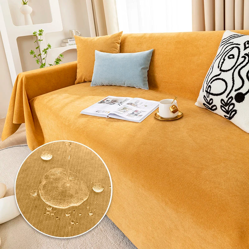 Wasserdichte Sofadecke | Vielseitige Decke & Kratzschutz | Einfarbig & Pflegeleicht | Velvaira