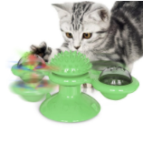 PlayPaws Toy | Interaktives Katzenspielzeug | Zahnpflege & Kratzschutz | Drehende Windmühle