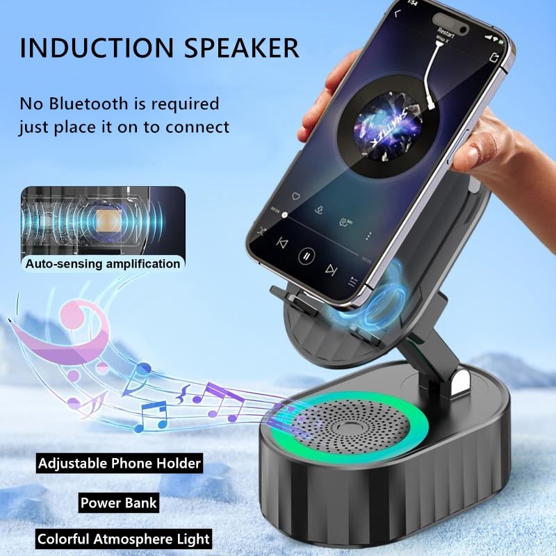 InnovaStand™ – Der smarte All-in-One-Handyständer mit Lautsprecher
