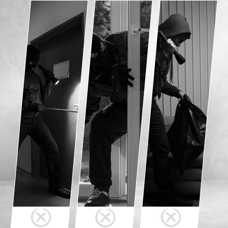 SecureGuard - Stoppt Eindringlinge sofort mit lautem 105dB Sirenenalarm