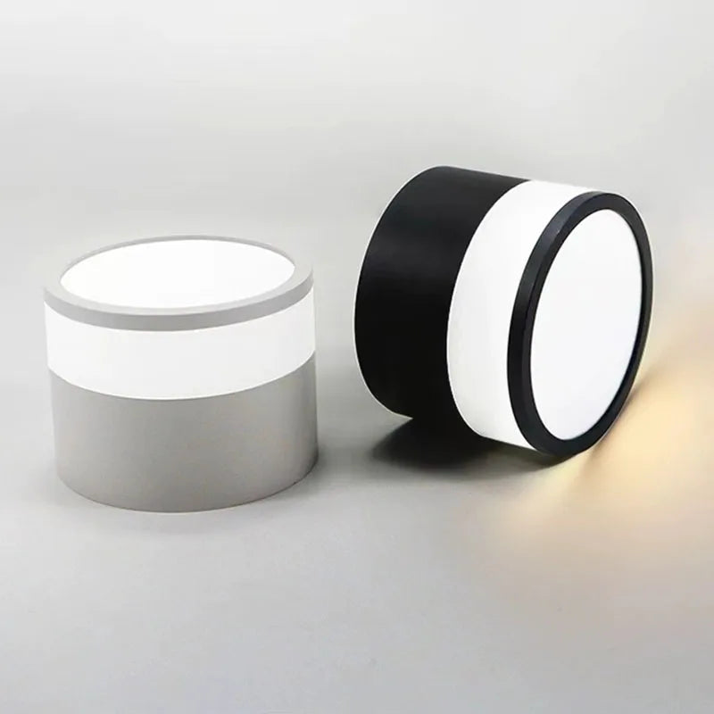 NordicGlow Deckenstrahler | 9W / 15W LED-Aufbauleuchte | Warmweiß, Neutralweiß & Kaltweiß | Aluminium Design-Leuchte