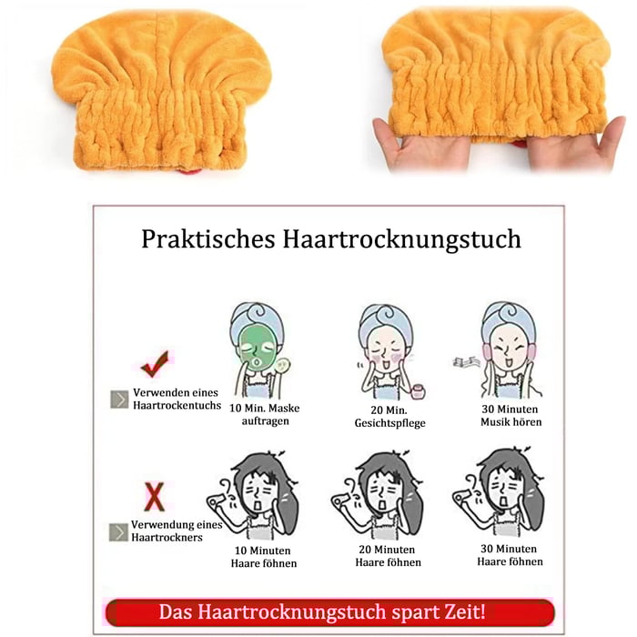 1+1 GRATIS | SmoothDry™ – Das superabsorbierende Haartuch für glattes, gesundes Haar