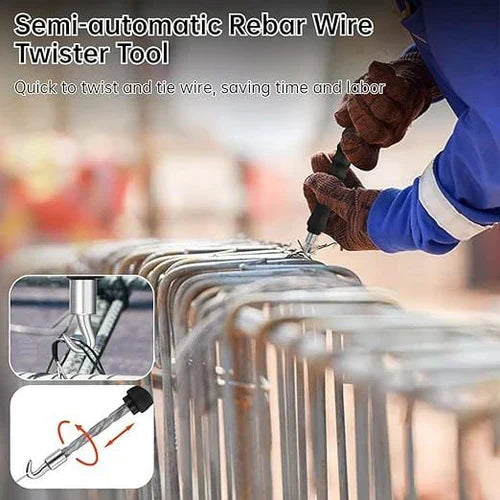 50% RABATT | RebarSpin - Halbautomatische Verdrillmaschine für Betonstahl [Letzter Tag Rabatt]
