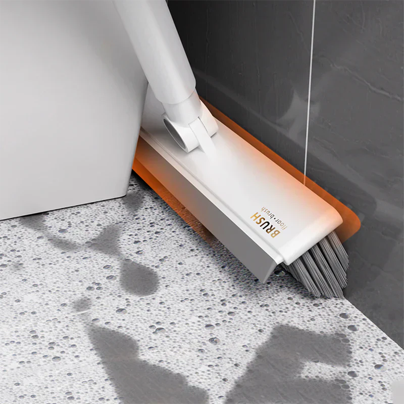 PureGlide | 2-in-1 Badreiniger | Ergonomischer Griff | Flexibles Silikon