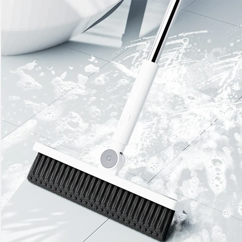 PureGlide | 2-in-1 Badreiniger | Ergonomischer Griff | Flexibles Silikon