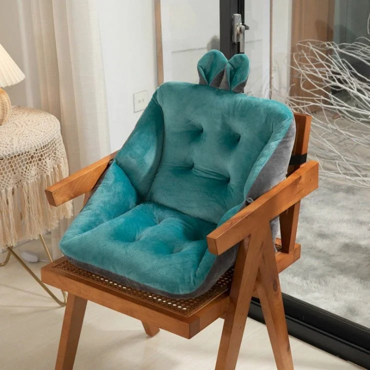 OrthoLuxe Sitzkissen | Ergonomische Orthopädische Druckentlastung | Weicher Veloursbezug 45×45 cm