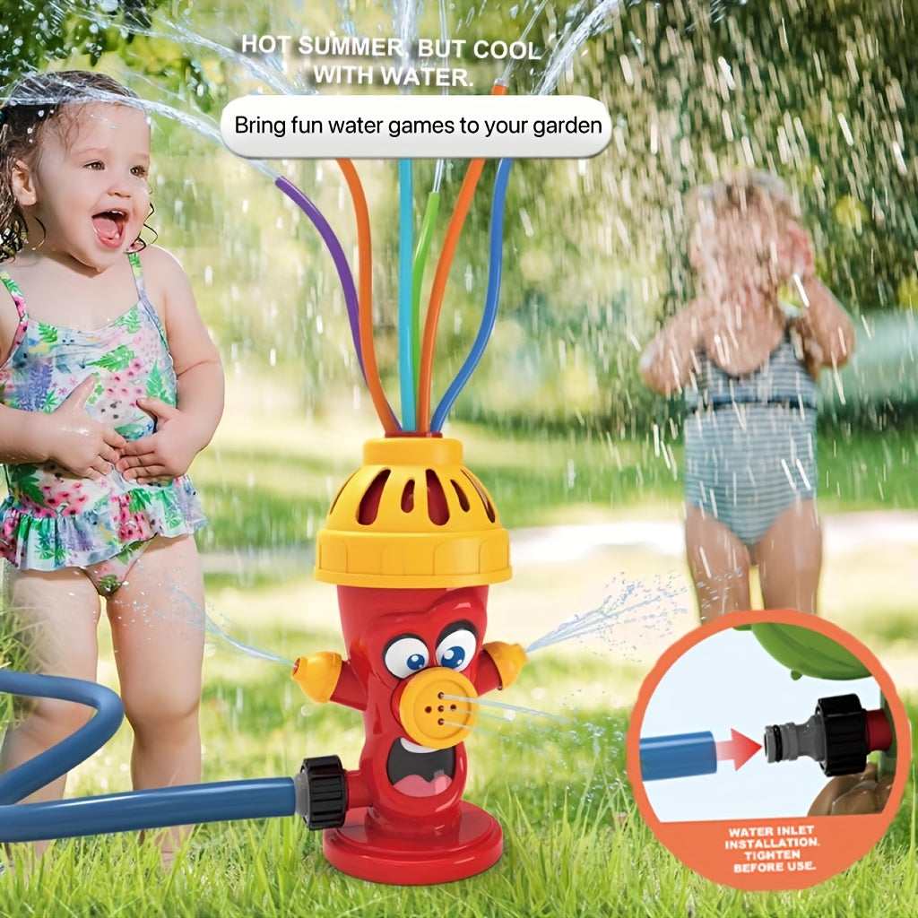 SplashZone | Rotierender Wassersprinkler | Fun Design | Perfekt für Garten & Kinder