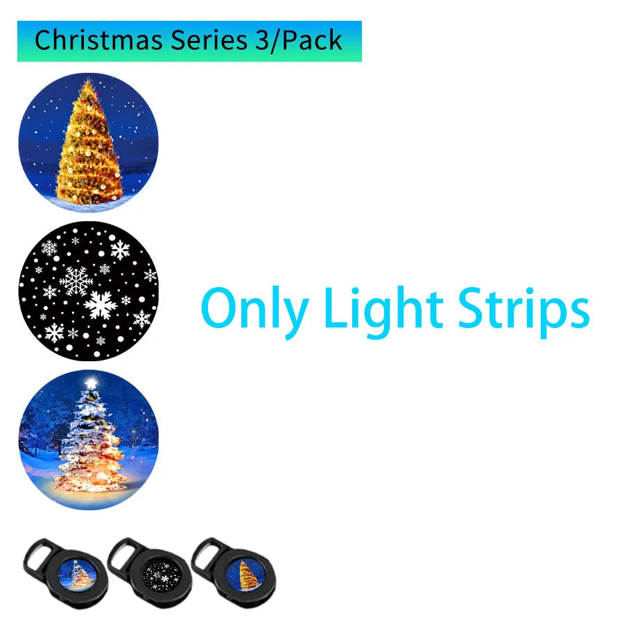 Projektionslampe StarBeam | USB 5V Deckenprojektor | Austauschbare Lichtstreifen | Planet- und Weihnachtsmotive