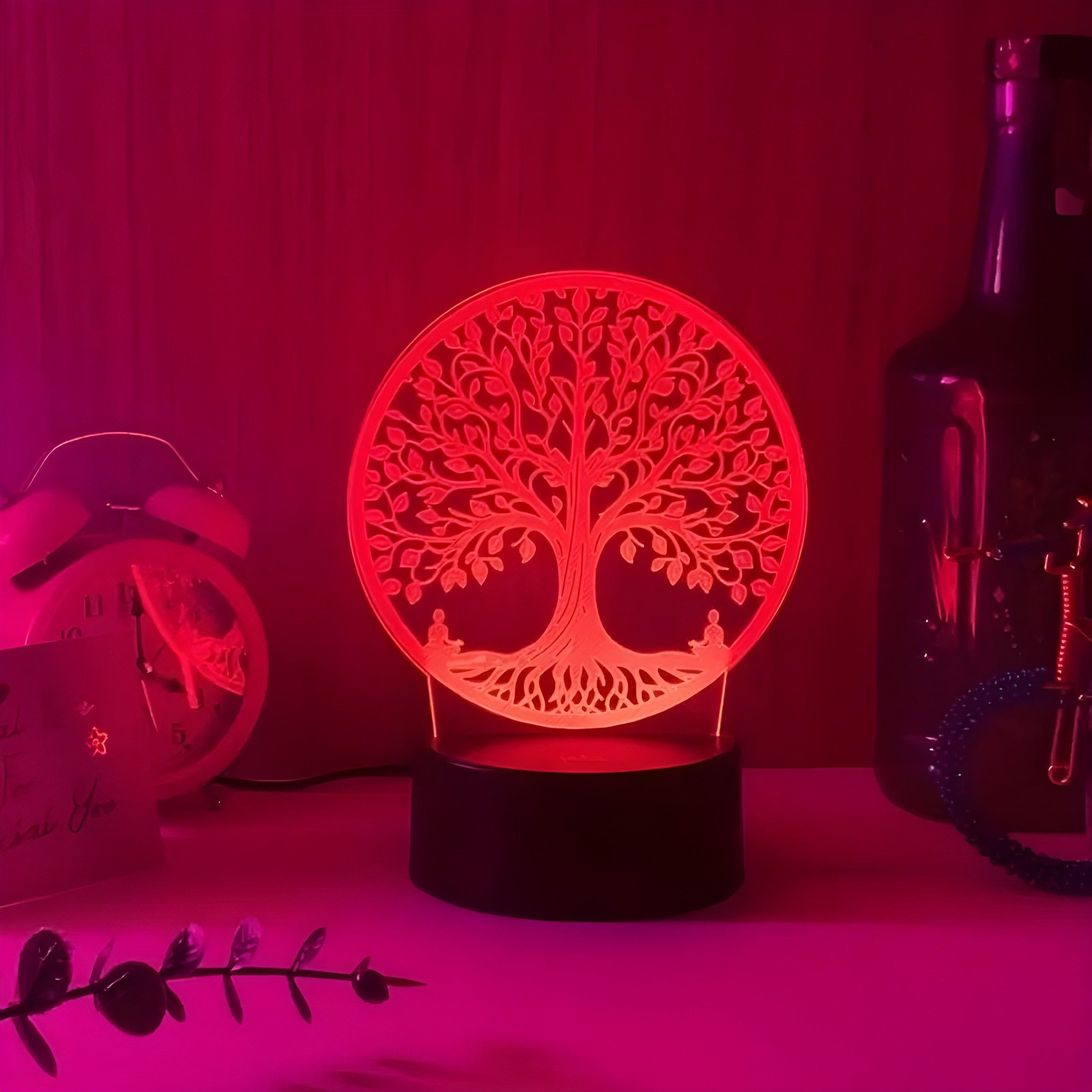 Lumivista LED-Lichtkunst | 3D-Design mit Wow-Faktor | Farbwechsel & Warmlicht | Für Kinderzimmer, Wohnzimmer & Deko-Fans | USB & Batteriebetrieb