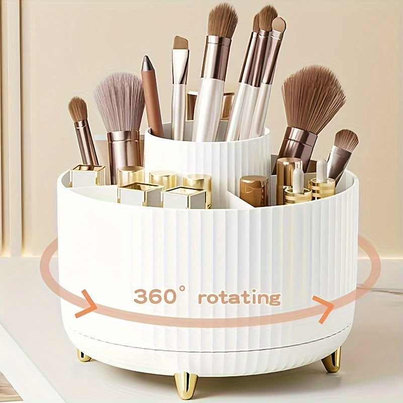 OrbiLux | 360° Drehbarer Make-up Organizer | Platzsparend & Stabil | Vielseitige Aufbewahrung | Elegantes Design