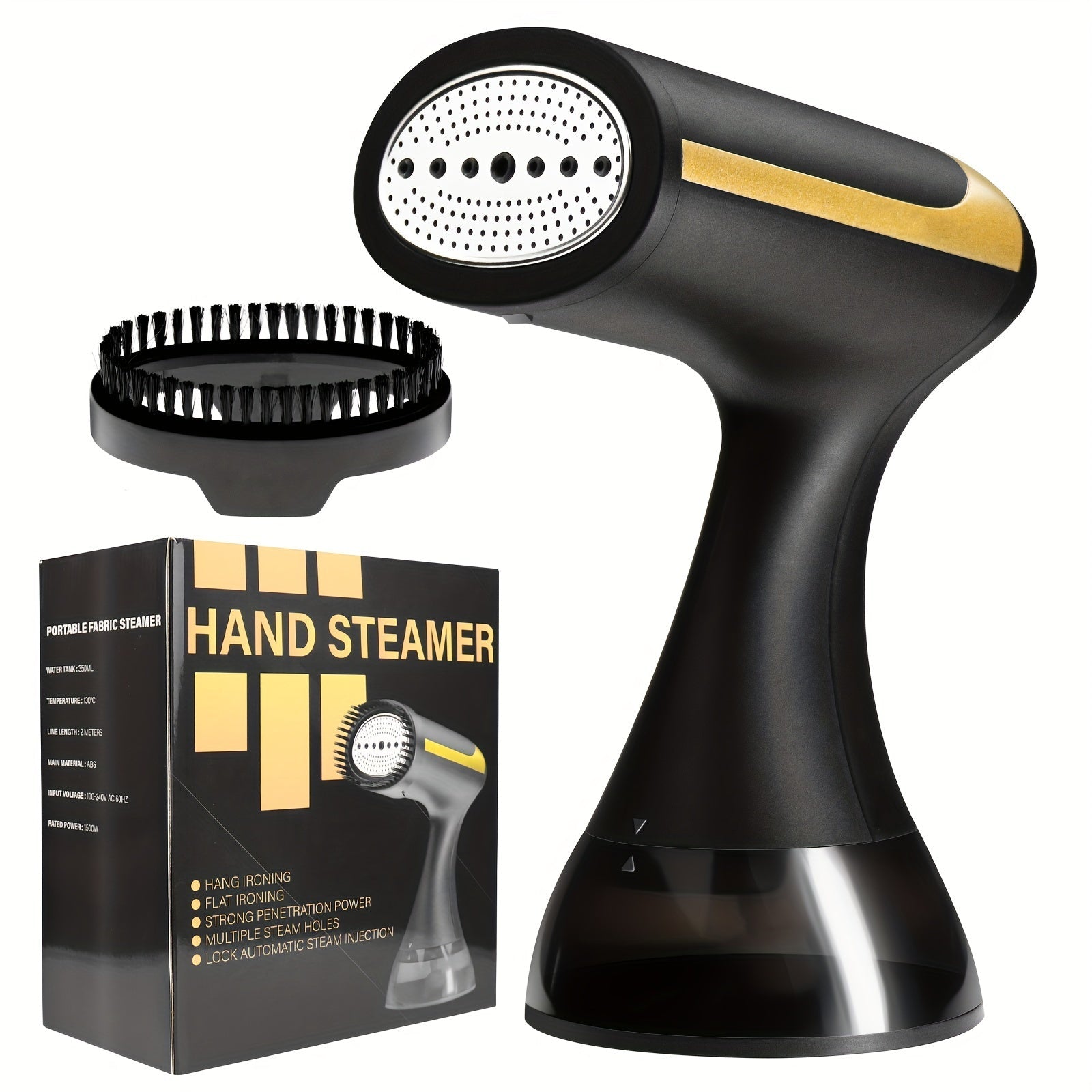 Vapurella MiniSteam | Kompakt-Dampfbürste | 1500 W Leistung | Für Unterwegs & Zuhause | Für Alle Stoffe