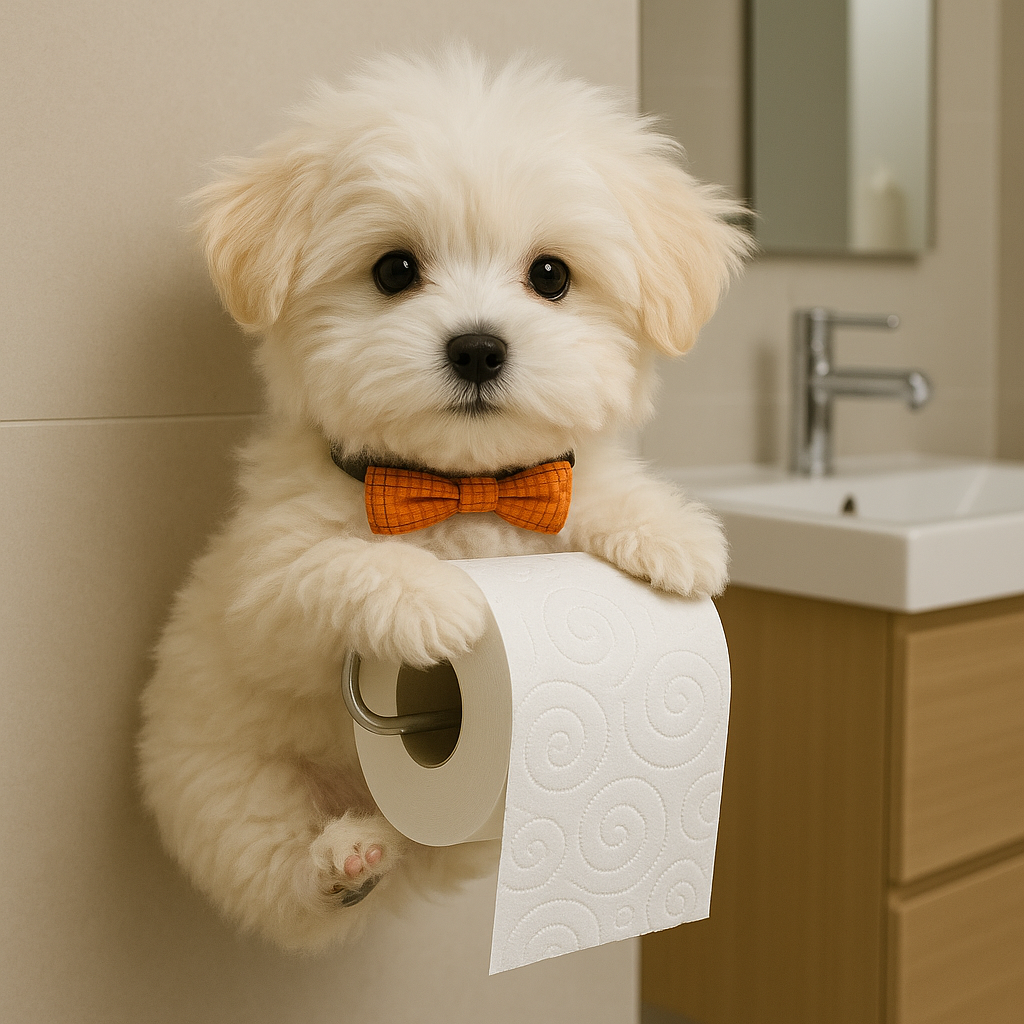 PawRoll – Der süßeste Helfer in deinem Badezimmer!