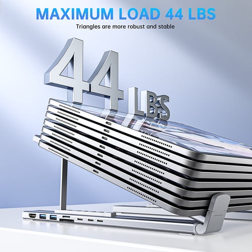 ProDock Stand – 8-in-1 Hub & Laptop-Erhöhung in Einem!