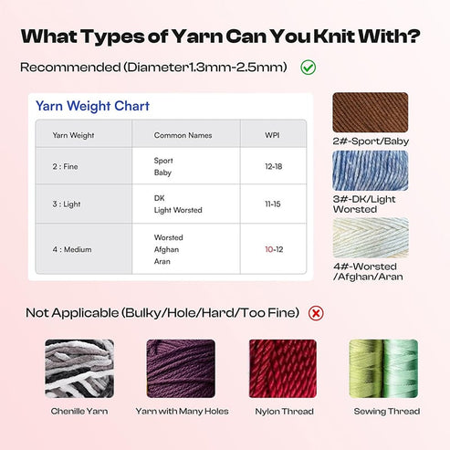 KnitBuddy™ – Für müheloses Kordelstricken