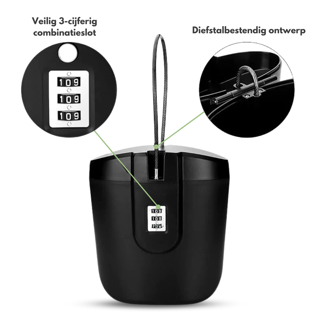 GuardBox Plus Sicherheitsbox | Wasserdicht & Stoßfest | Mit Zahlenschloss | Kompakt für Reisen & Outdoor